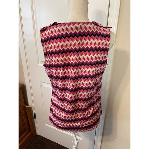 Grayson womens large top chevron print - Picture 2 of 5